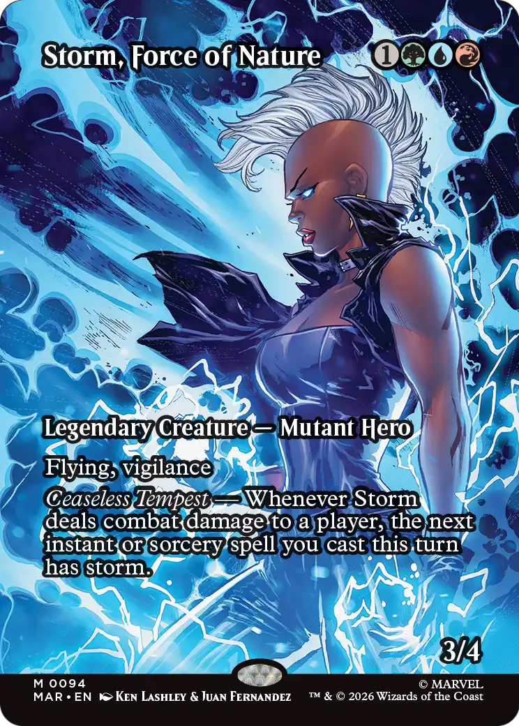 Storm, Force of Nature - Borderless - Full Art [MAR-94]