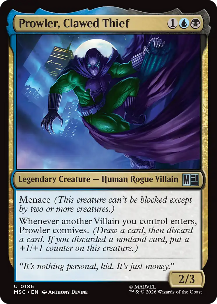 Prowler, Clawed Thief [MSC-186]