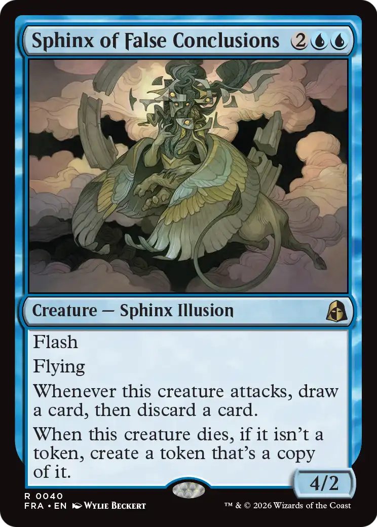 Sphinx of False Conclusions [FRA-40]