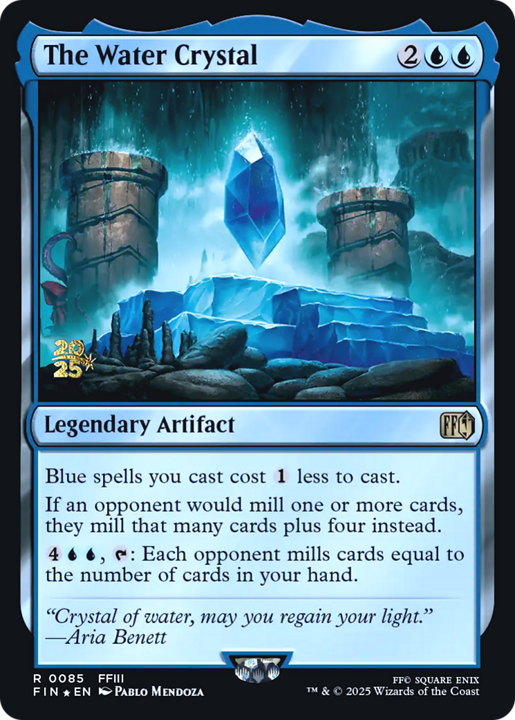 The Water Crystal - Prerelease Promo [PFIN-85s]