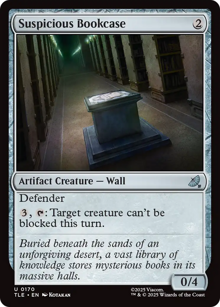 Suspicious Bookcase [TLE-170]