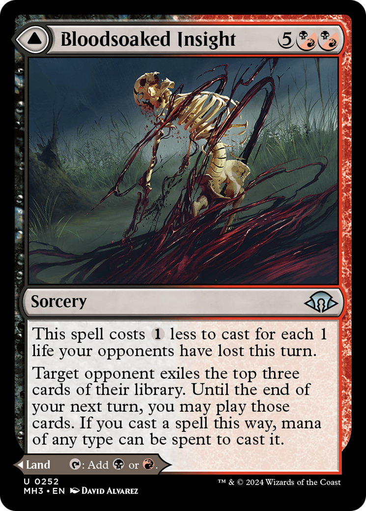 Bloodsoaked Insight // Sanguine Morass [MH3-252]