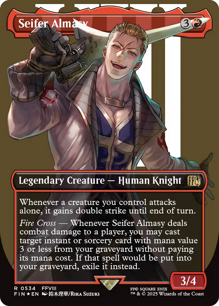Seifer Almasy - Borderless - Surge Foil - Full Art [FIN-534]