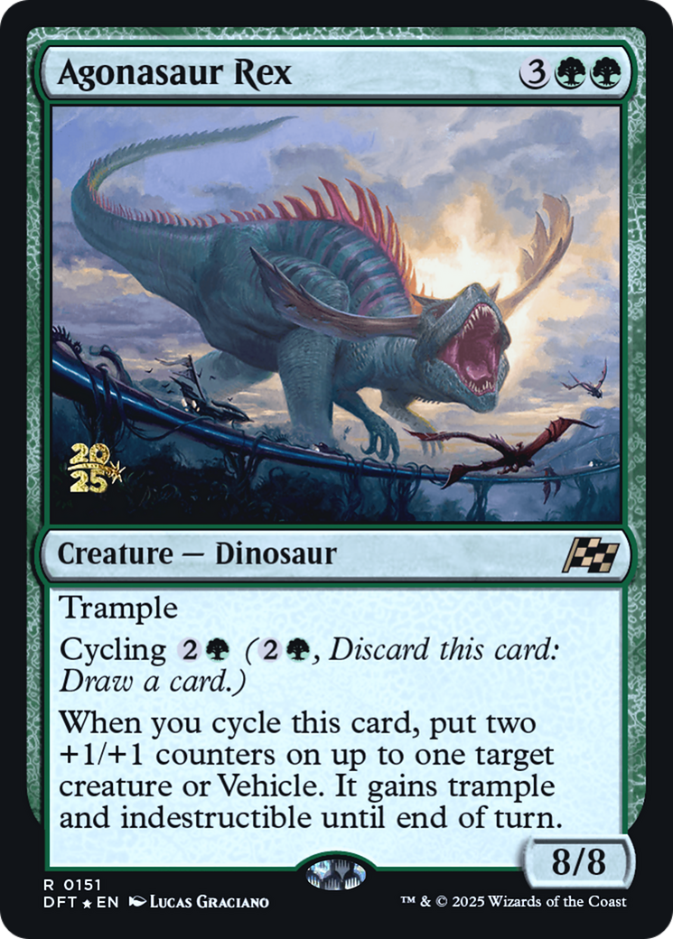 Agonasaur Rex - Prerelease Promo [PDFT-151s]