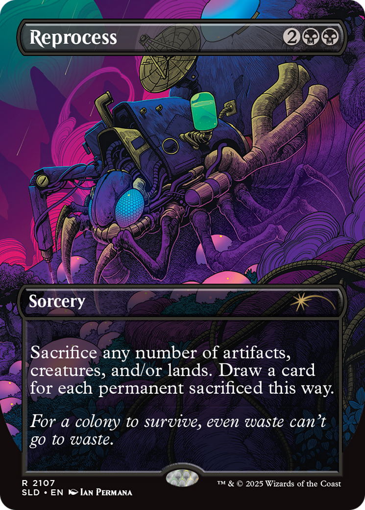 Reprocess - Borderless - Galaxy Foil - Full Art [SLD-2107]
