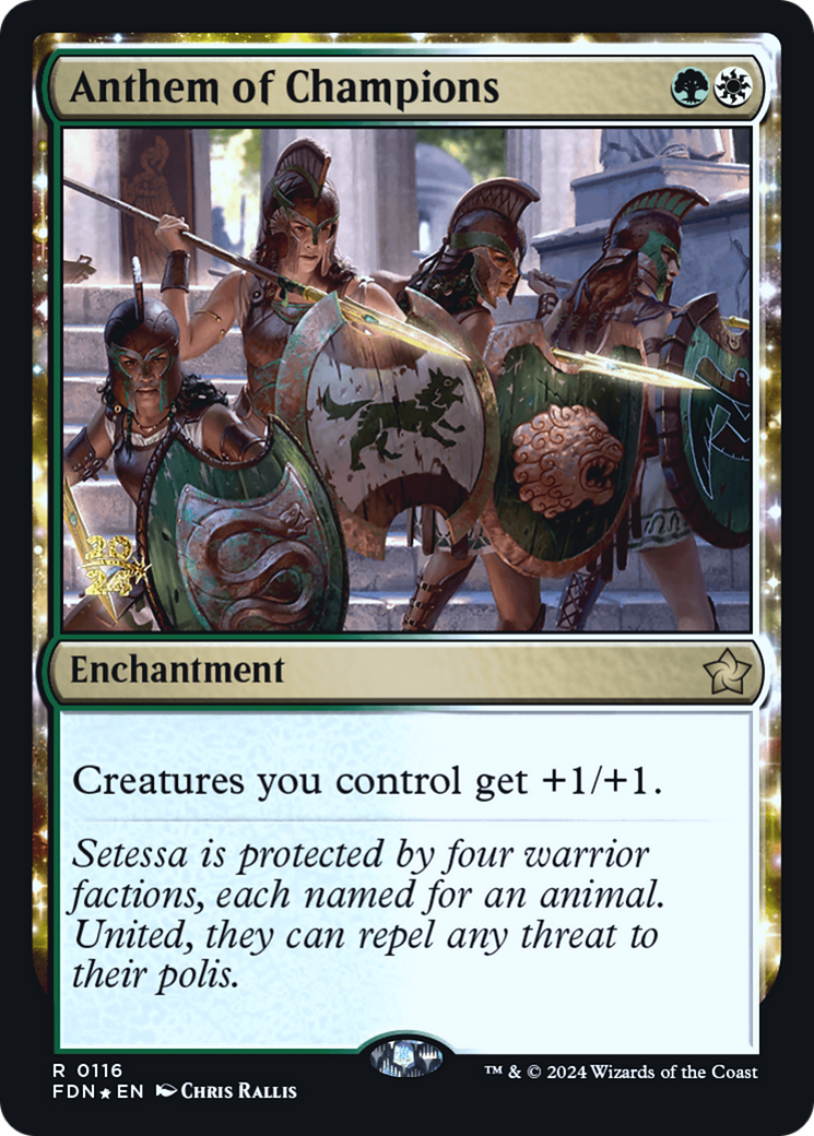 Anthem of Champions - Prerelease Promo [PFDN-116s]