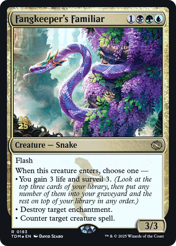 Fangkeeper's Familiar - Prerelease Promo [PTDM-183s]