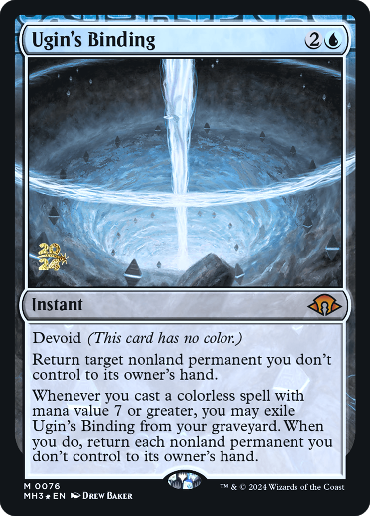 Ugin's Binding - Prerelease Promo [PMH3-76s]