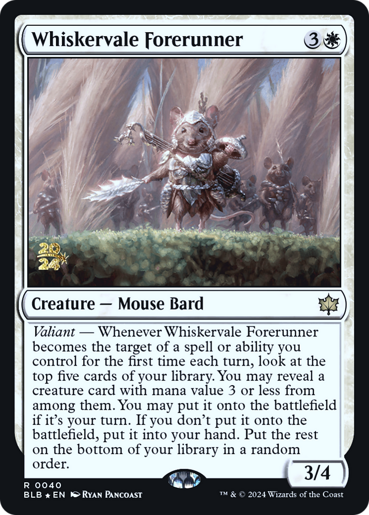 Whiskervale Forerunner - Prerelease Promo [PBLB-40s]