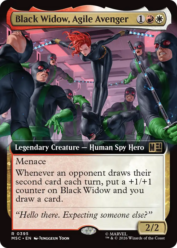 Black Widow, Agile Avenger - Extended Art [MSC-395]