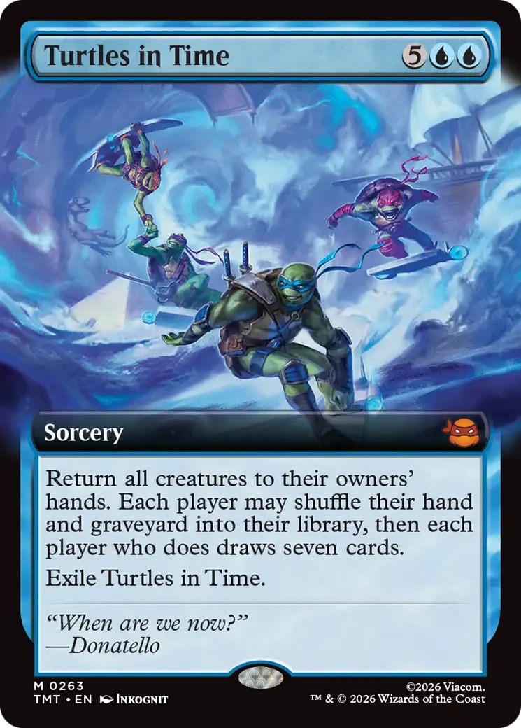 Turtles in Time - Extended Art [TMT-263]