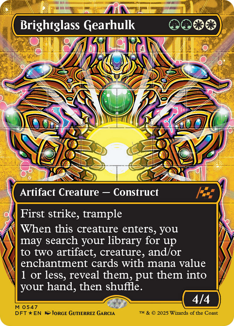 Brightglass Gearhulk - Borderless - First Place Foil [DFT-547]