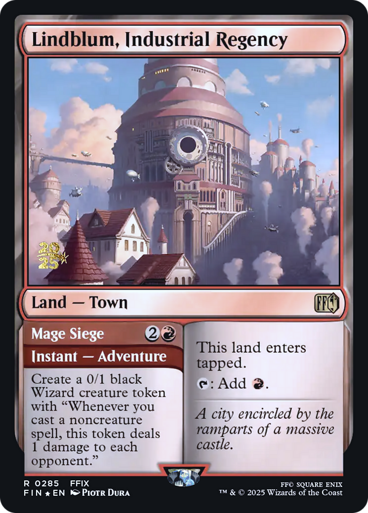 Lindblum, Industrial Regency // Mage Siege - Prerelease Promo [PFIN-285s]