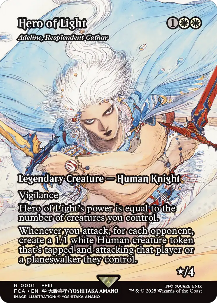 Adeline, Resplendent Cathar - Borderless - Full Art [FCA-1]