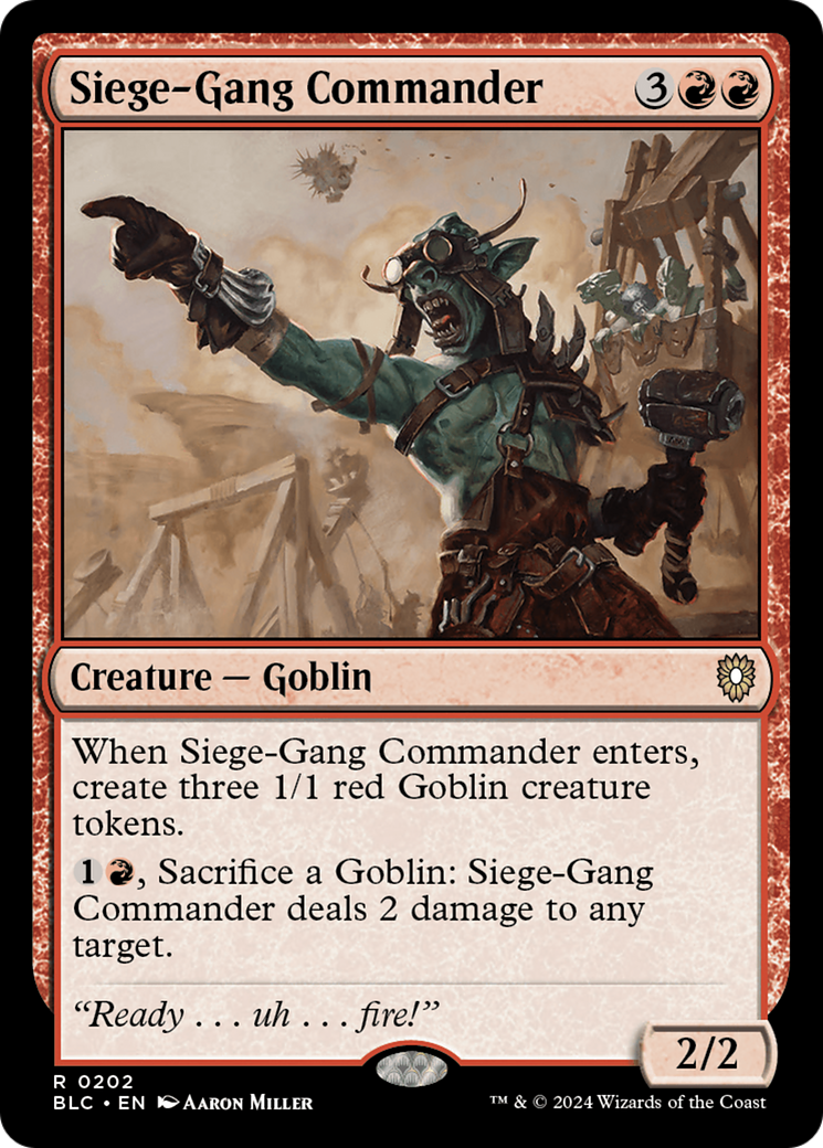 Siege-Gang Commander [BLC-202]