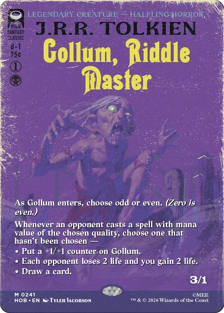 Gollum, Riddle Master [HOB-241]