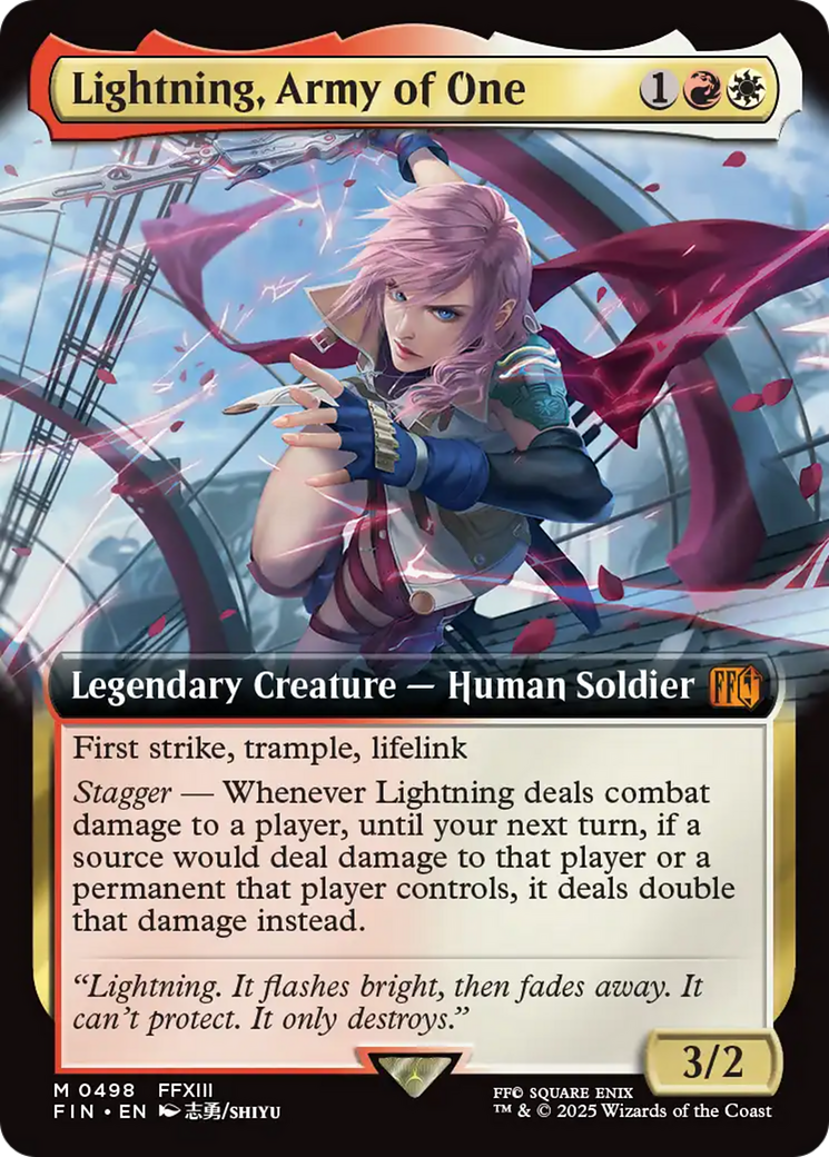 Lightning, Army of One - Extended Art [FIN-498]