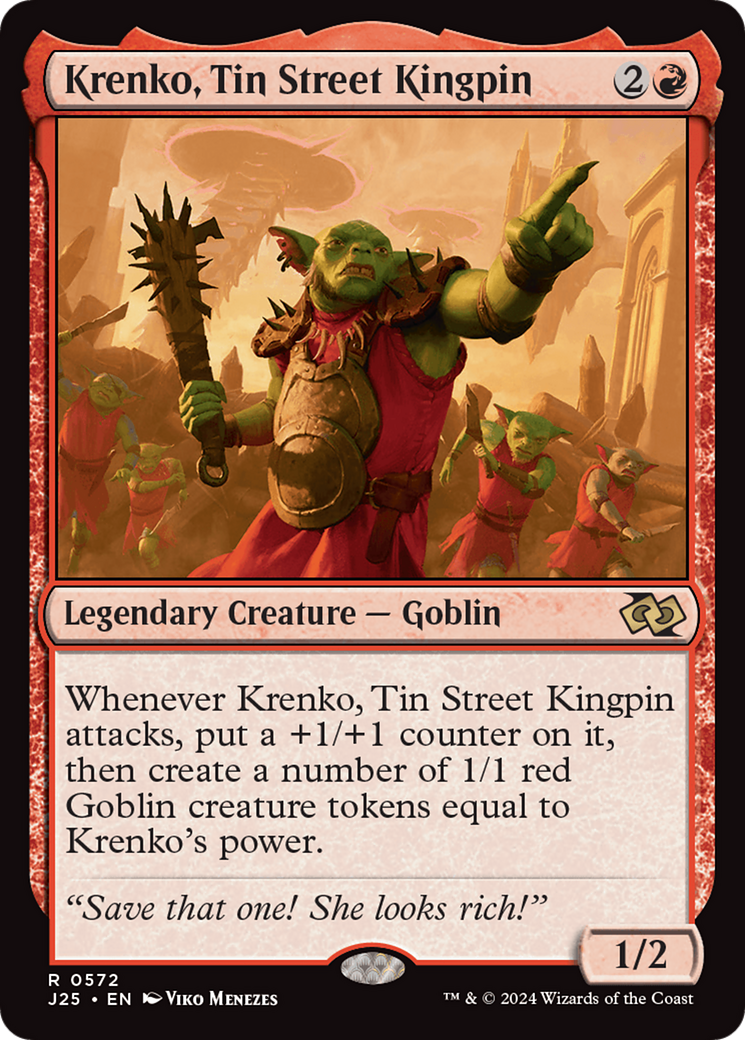 Krenko, Tin Street Kingpin [J25-572]