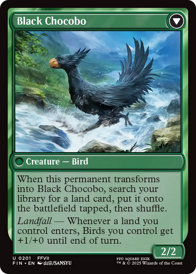 Sidequest: Raise a Chocobo // Black Chocobo [FIN-201]