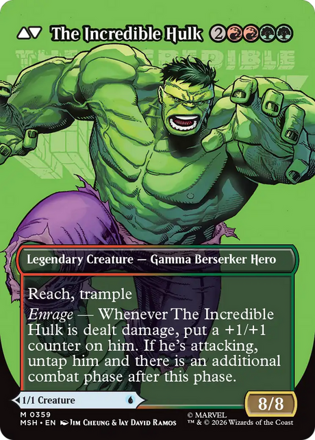 Bruce Banner // The Incredible Hulk - Borderless [MSH-359]