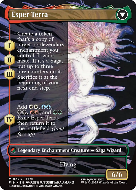 Terra, Magical Adept // Esper Terra - Borderless - Full Art [FIN-323]
