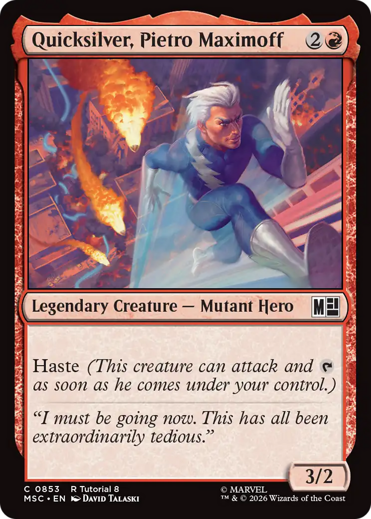 Quicksilver, Pietro Maximoff [MSC-853]
