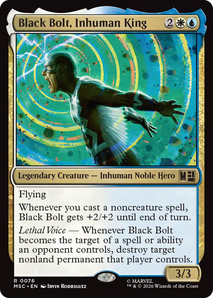 Black Bolt, Inhuman King [MSC-76]