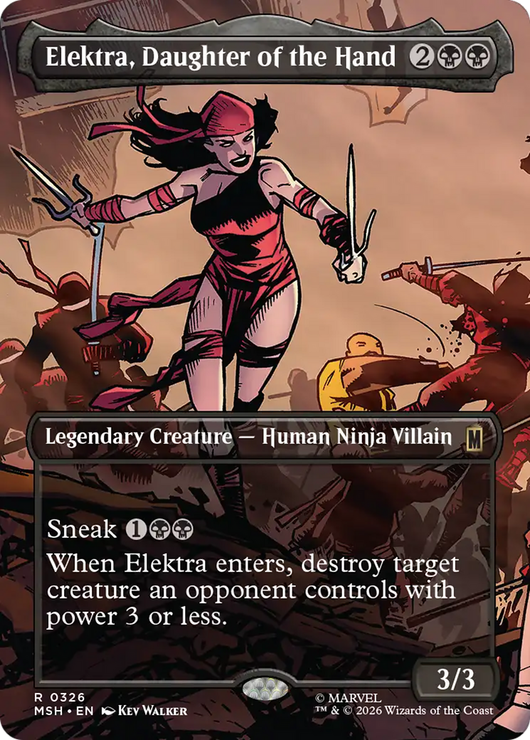 Elektra, Daughter of the Hand - Borderless [MSH-326]
