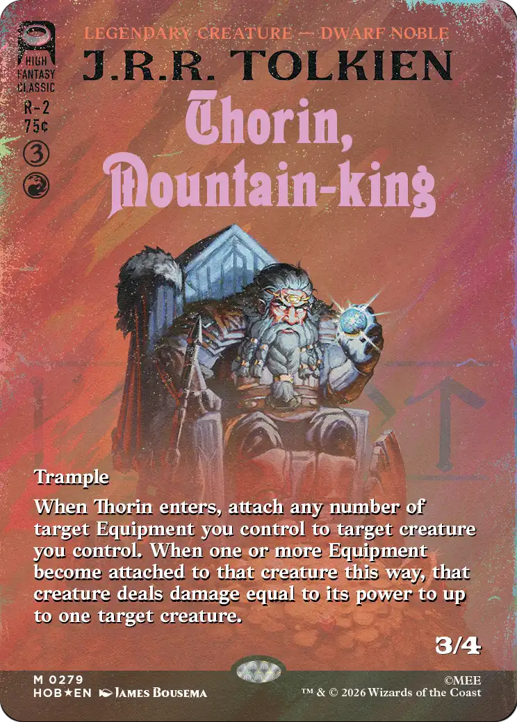 Thorin, Mountain-king [HOB-279]