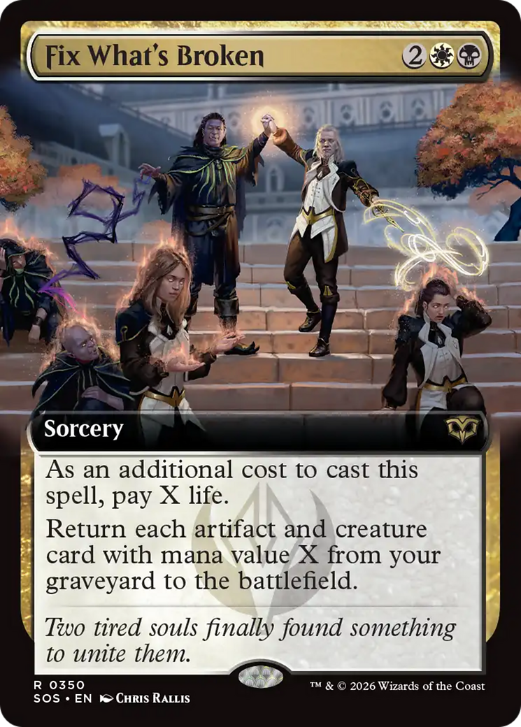 Fix What's Broken - Extended Art [SOS-350]