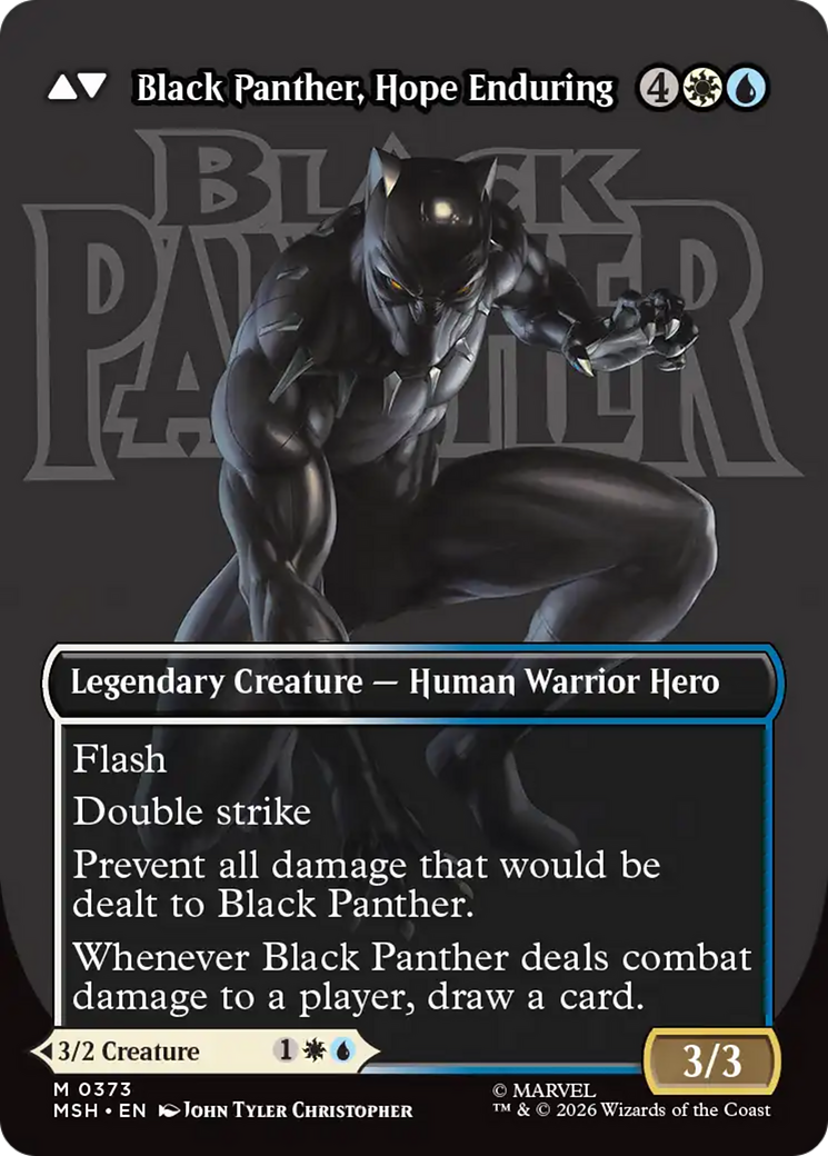 King T'Challa // Black Panther, Hope Enduring - Borderless [MSH-373]