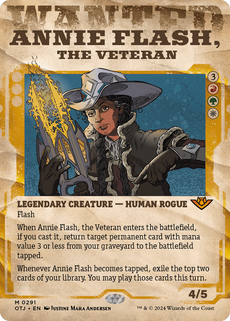 Annie Flash, the Veteran - Borderless - Showcase [OTJ-291]