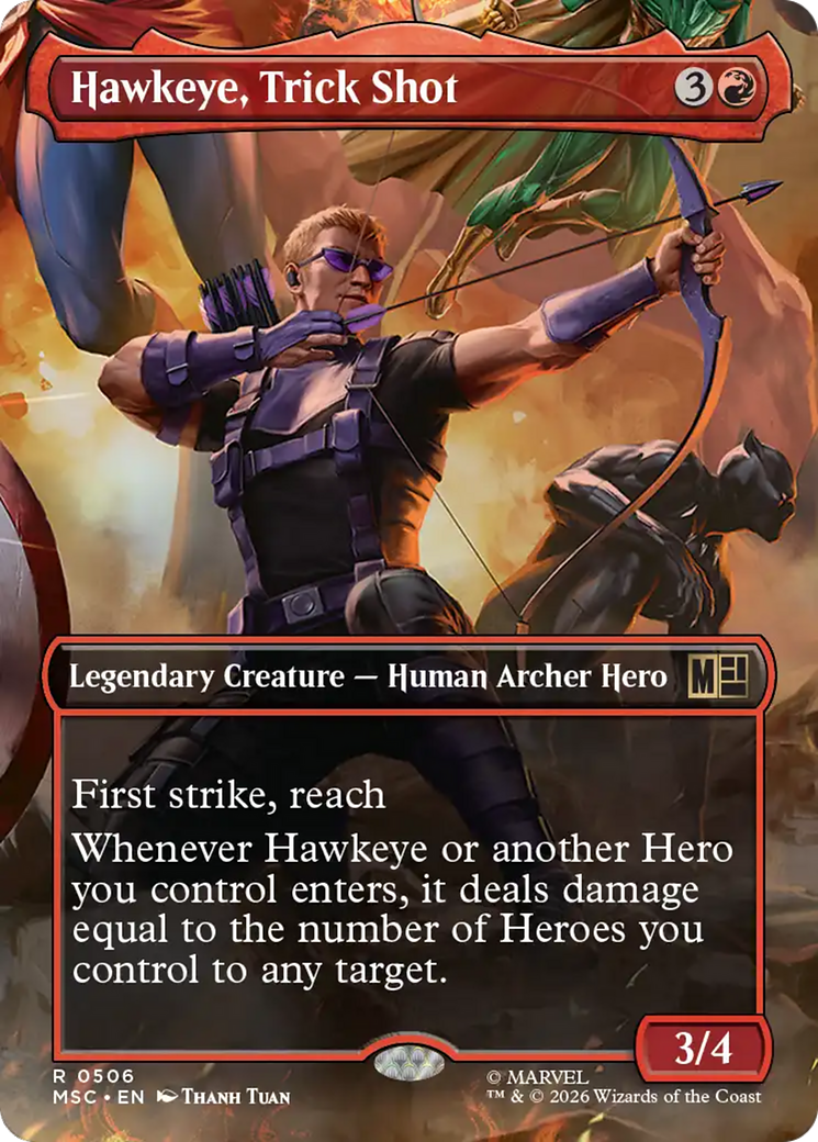 Hawkeye, Trick Shot - Borderless [MSC-506]