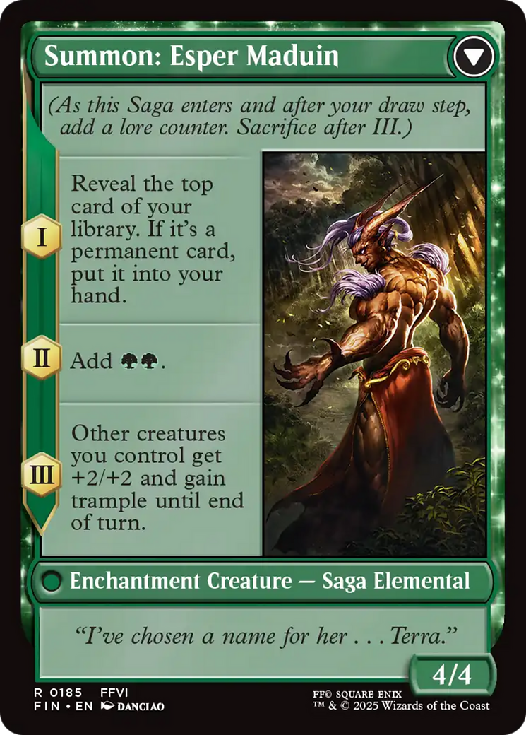 Esper Origins // Summon: Esper Maduin [FIN-185]