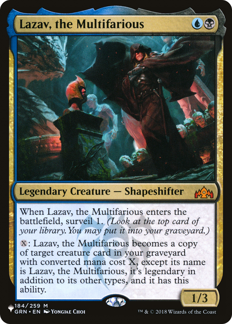 Lazav, the Multifarious [PLST-GRN-184]