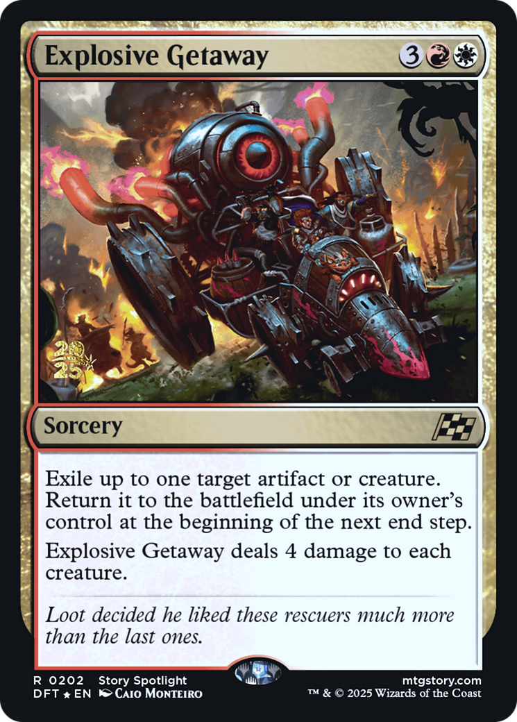 Explosive Getaway - Prerelease Promo [PDFT-202s]