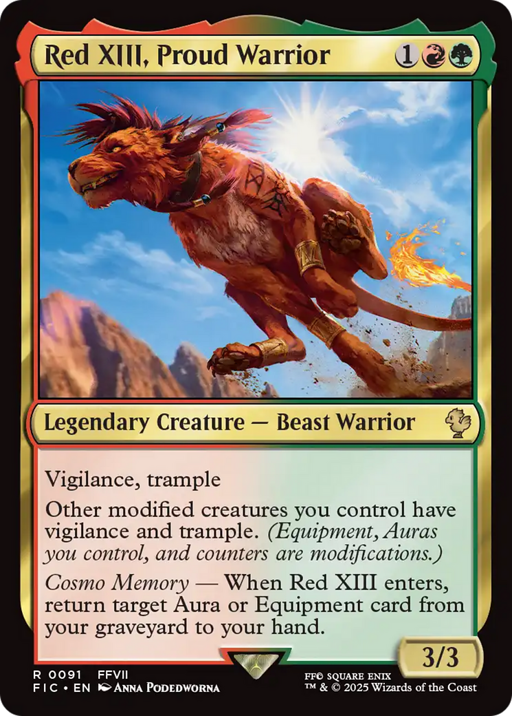 Red XIII, Proud Warrior [FIC-91]