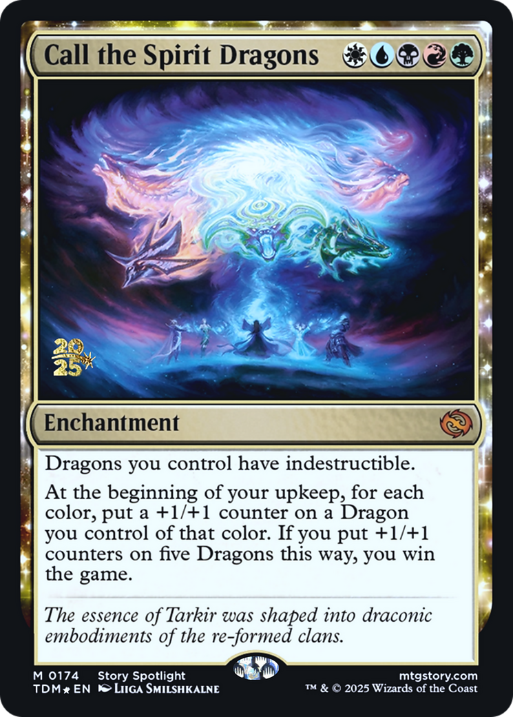Call the Spirit Dragons - Prerelease Promo [PTDM-174s]