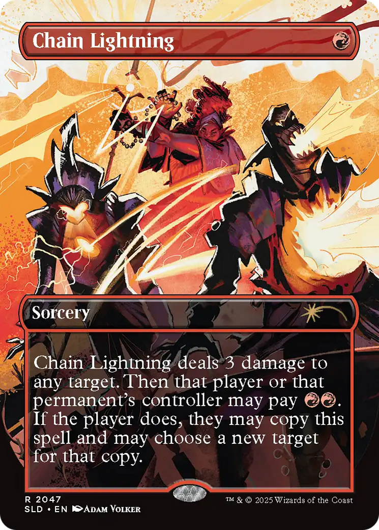 Chain Lightning - Borderless - Full Art [SLD-2047]