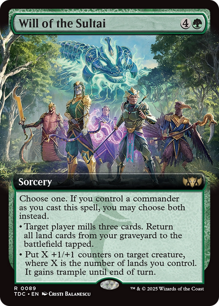 Will of the Sultai - Extended Art [TDC-89]