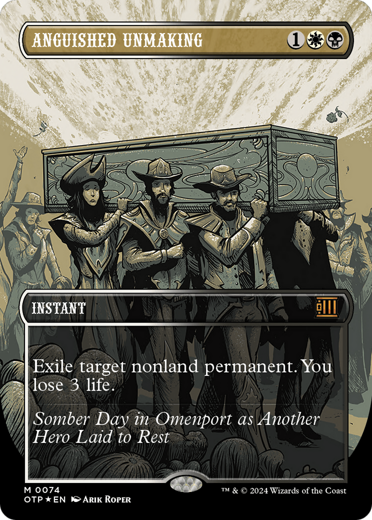 Anguished Unmaking - Borderless - Textured Foil [OTP-74]