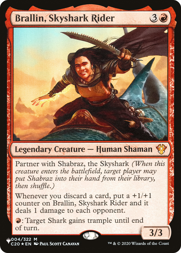 Brallin, Skyshark Rider [PLST-C20-4]