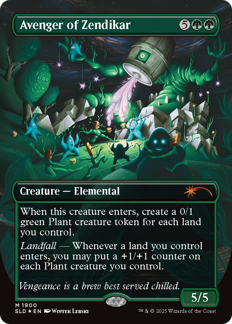 Avenger of Zendikar - Borderless - Full Art [SLD-1900]
