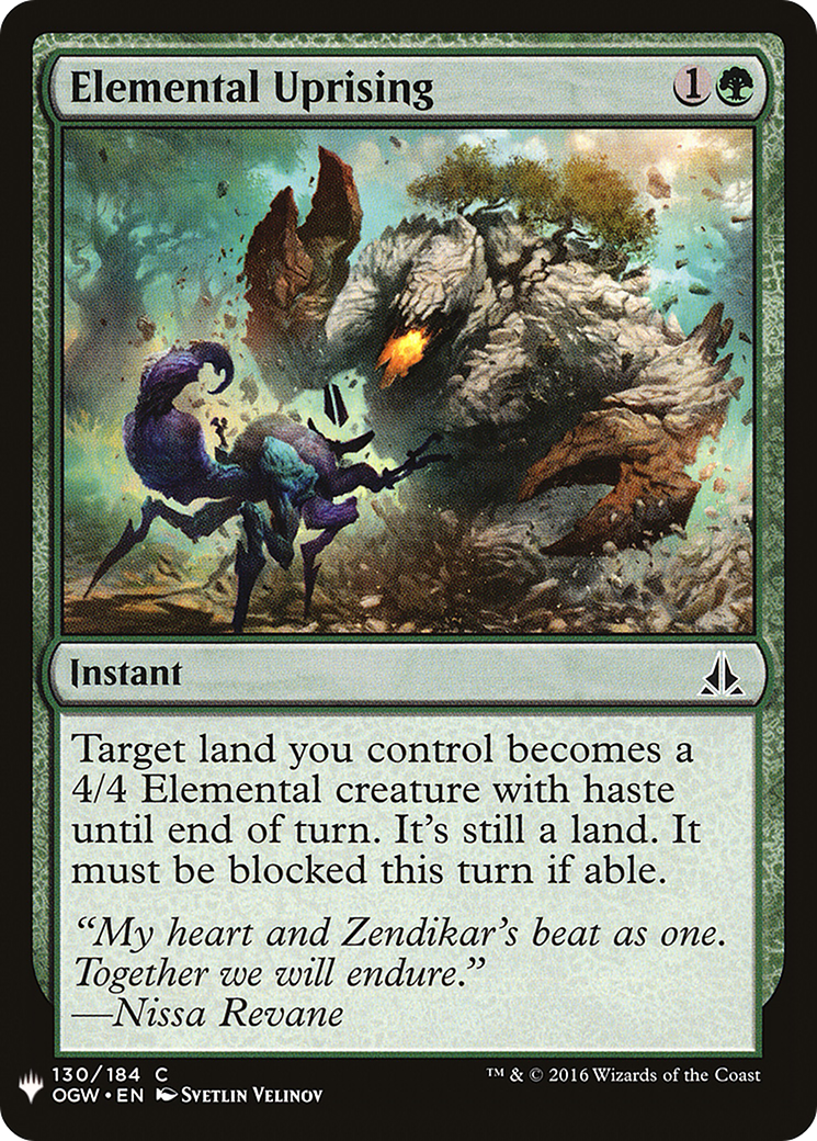 Elemental Uprising [PLST-OGW-130]