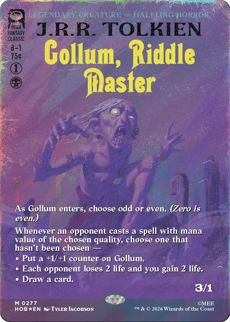 Gollum, Riddle Master [HOB-277]