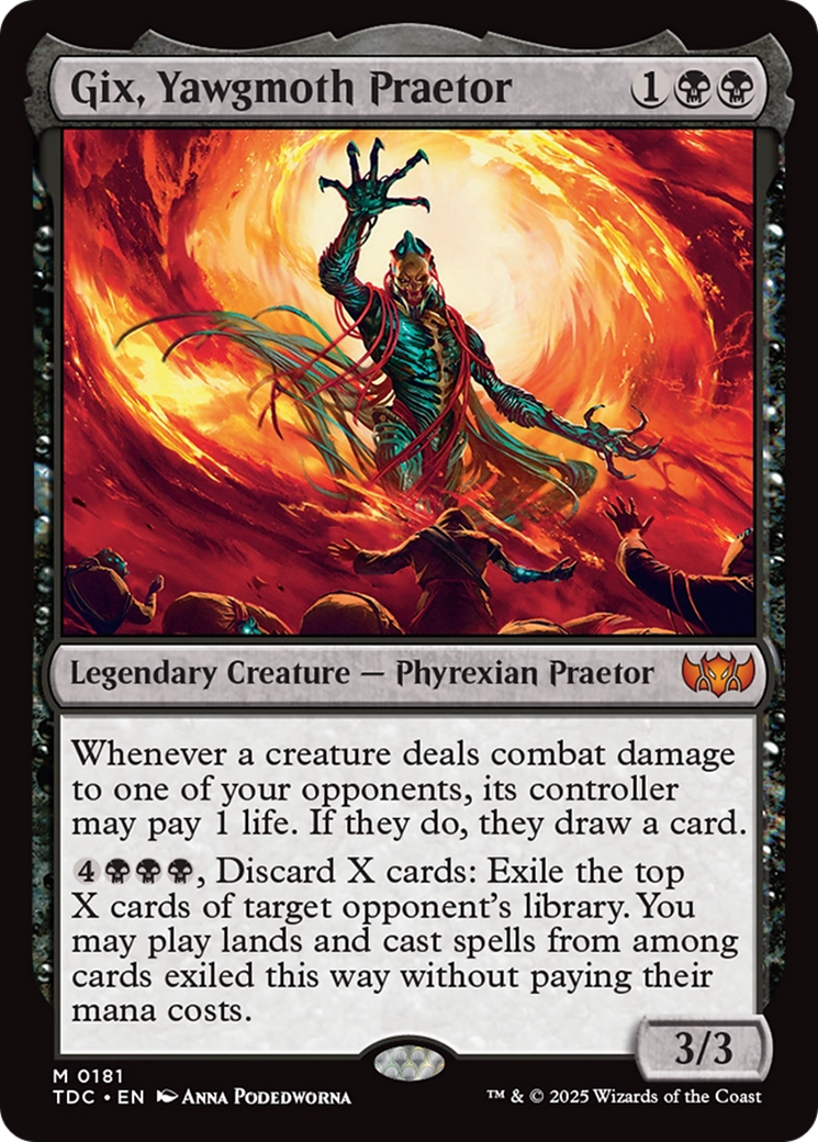 Gix, Yawgmoth Praetor [TDC-181]