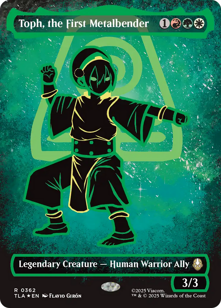 Toph, the First Metalbender - Borderless - Neon Ink - Full Art [TLA-362]
