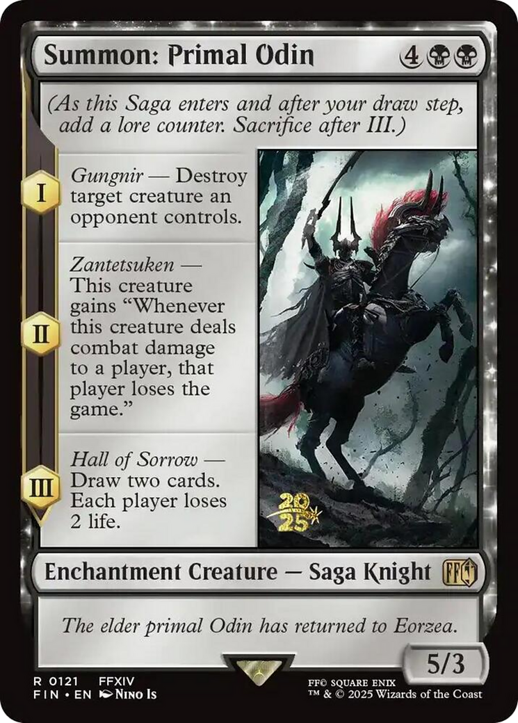 Summon: Primal Odin - Prerelease Promo [PFIN-121s]