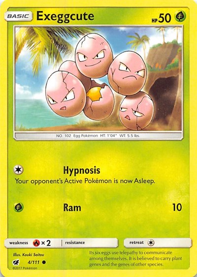 Exeggcute - 4/111 (Common) [CIN-4-C]