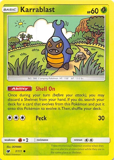 Karrablast - 7/111 (Common) [CIN-7-C]